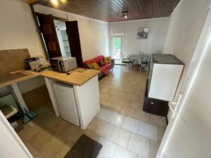 Séjour meublé de l’appartement loué au 2ᵉ étage
