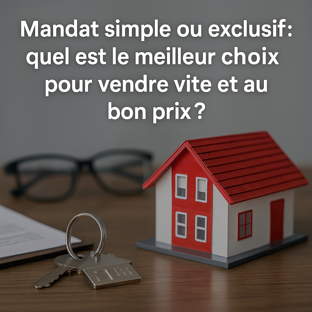 Mandat simple ou exclusif : quel est le meilleur choix pour vendre vite et au bon prix ?
